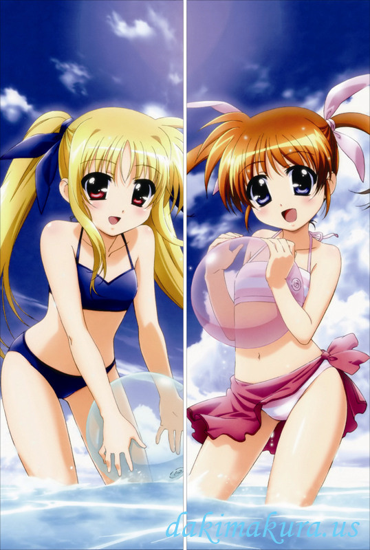 Magical Girl Lyrical Nanoha - Fate Testarossa - Nanoha Takamachi Anime Dakimakura Pillow Cover